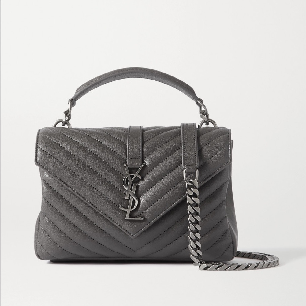 YSL College medium quilted leather shoulder bag